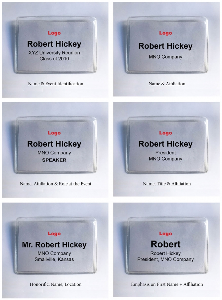 How To Write A Name On A Name Badge Name Tag First Or Last Name